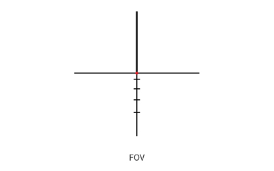 Vudu SFP Rifle Scope Black 1-8x24mm HC3 Reticle MOA
