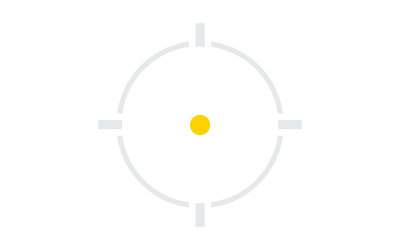 AEMSPROX2GD Pro X2 Black Anodized 1x 2 MOA Gold Dot Reticle