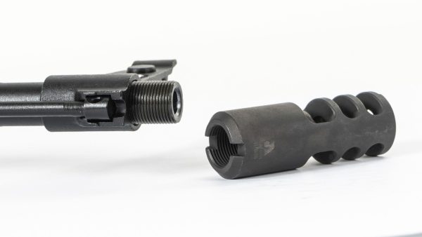 Arsenal AK-20 Style Muzzle Brake 7.62x39 14x1mm LH Threads Stainless Steel - Image 3