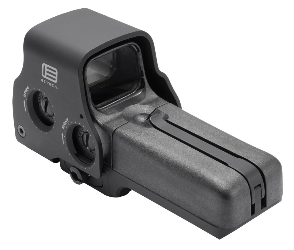518A65 Holographic Weapon Sight, 1X, 65mm, 1 MOA DOT, 20 Settings