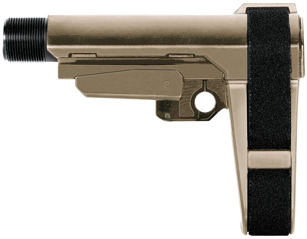 SBA3 AR Pistol Brace 5 Pos FDE