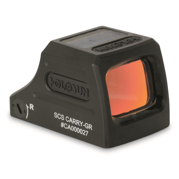 SCS Carry Solar Charging Reflex Sight, Green Reticle - Image 1