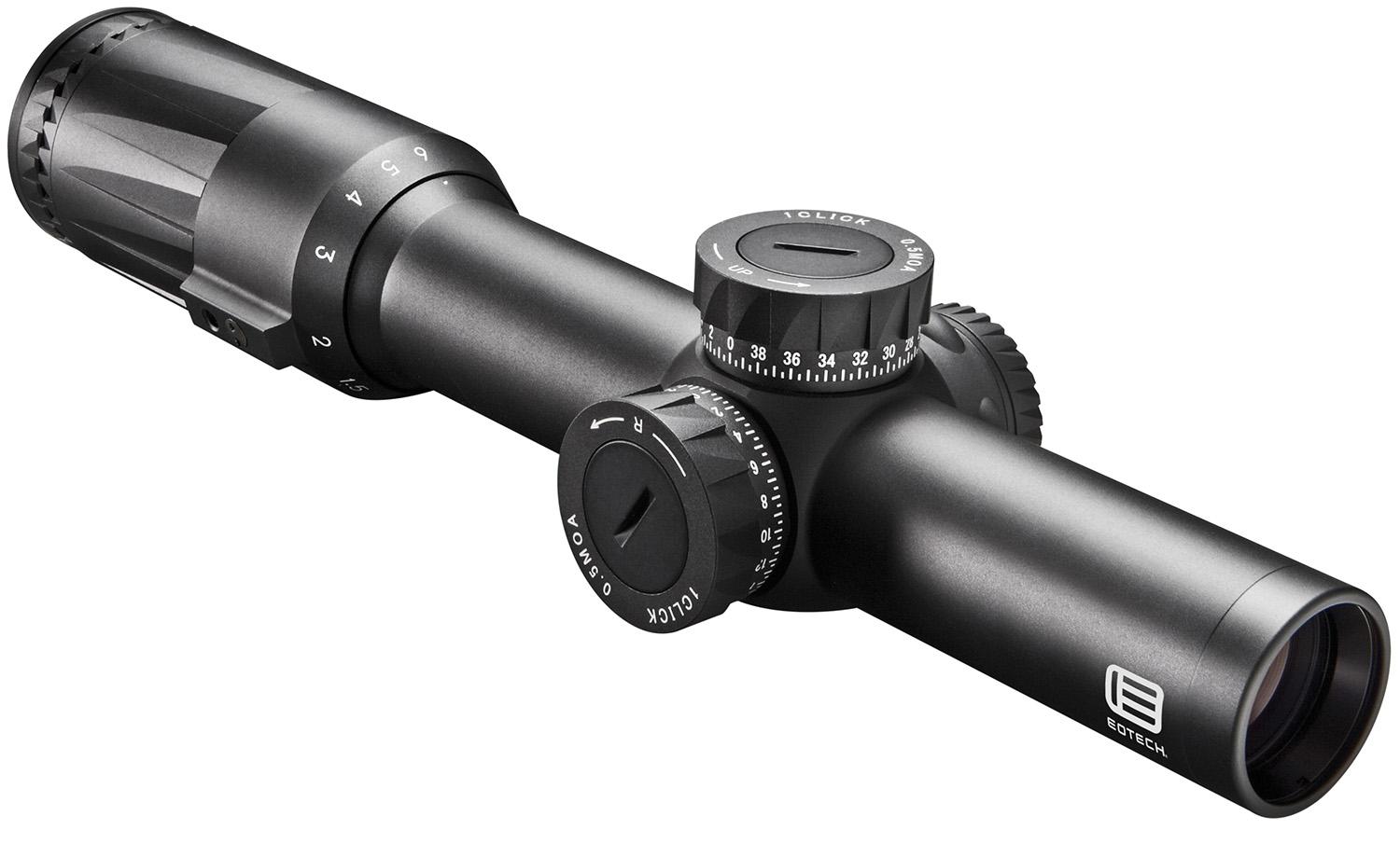 Vudu FFP Illuminated-Reticle Rifle Scope - 1-6x24mm - Illuminated Green SR1 MRAD - VDU1-6FFSR1G - Image 1