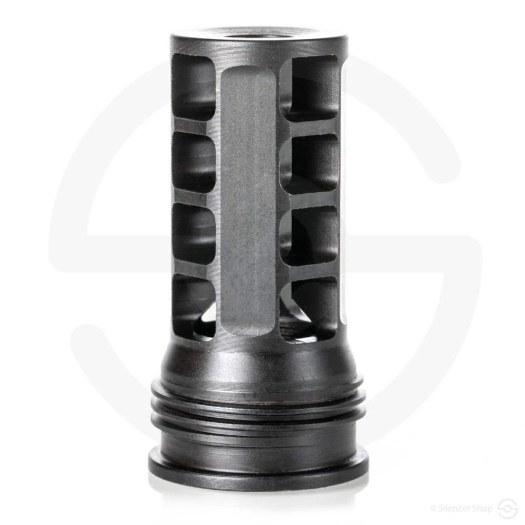 OSS QD 338 Muzzle Brake, 3/4"-24 Tpi Black