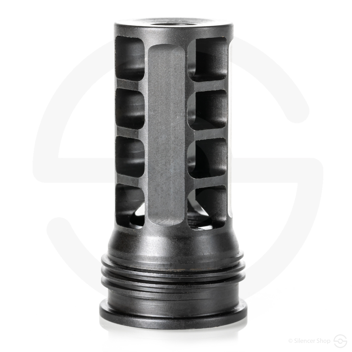 OSS QD 338 Muzzle Brake, 3/4"-24 Tpi Black - Image 1