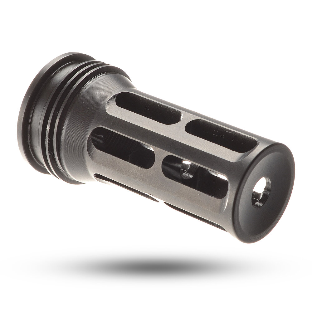QD 762 Flash Hider 30 Cal 5/8"-24 Tpi Black