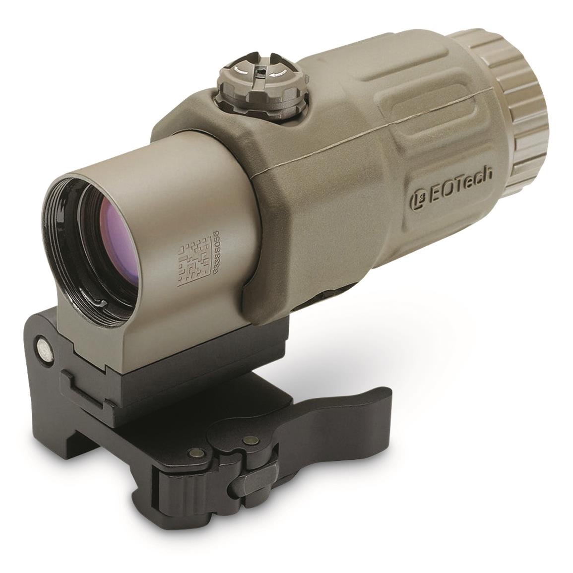 Magnifier W/ Switch To Side Mount G33STSTAN, 3.25x, Tan - Image 1