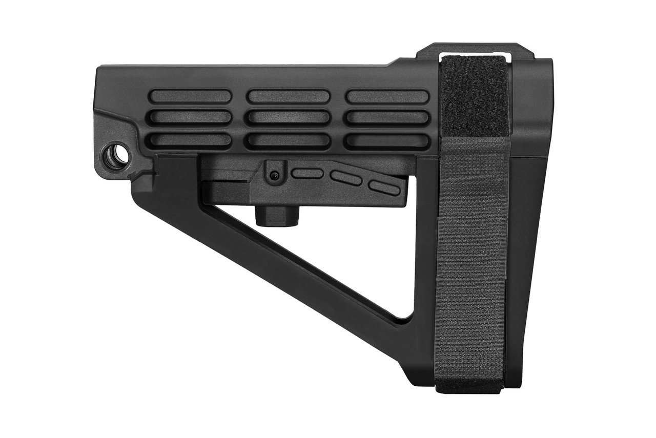 SBA4 AR Pistol Brace 5 Pos Black - Image 1