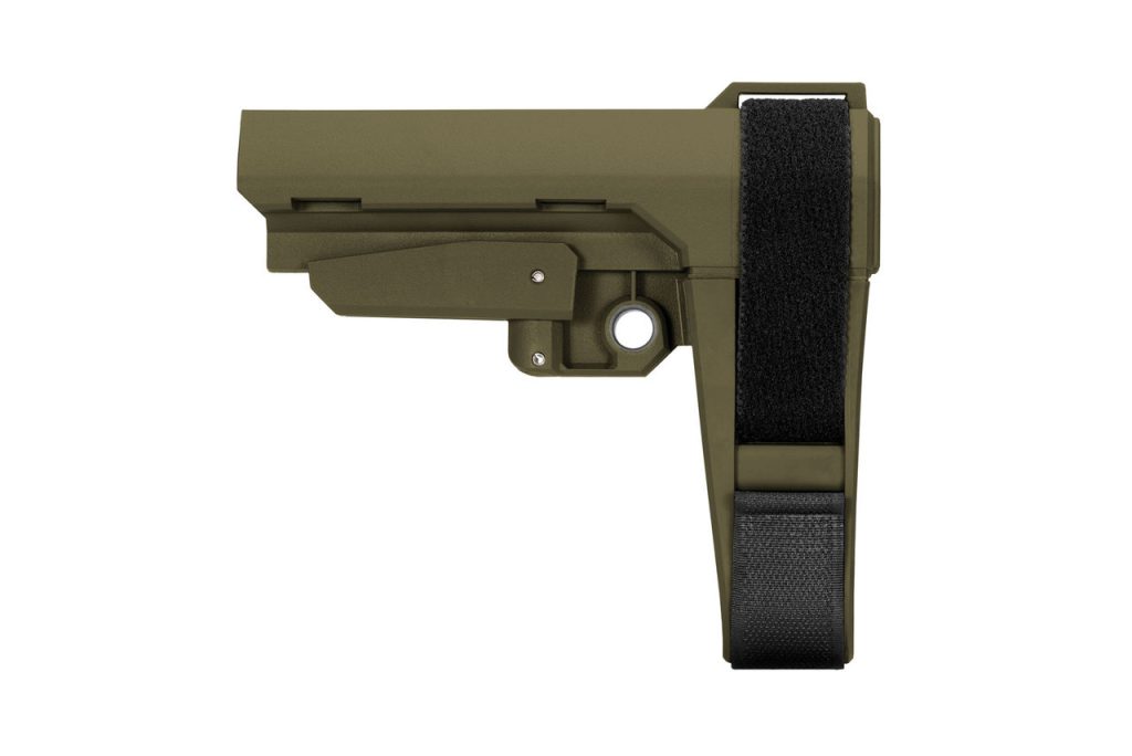 SBA3 AR Pistol Brace 5 Pos ODG
