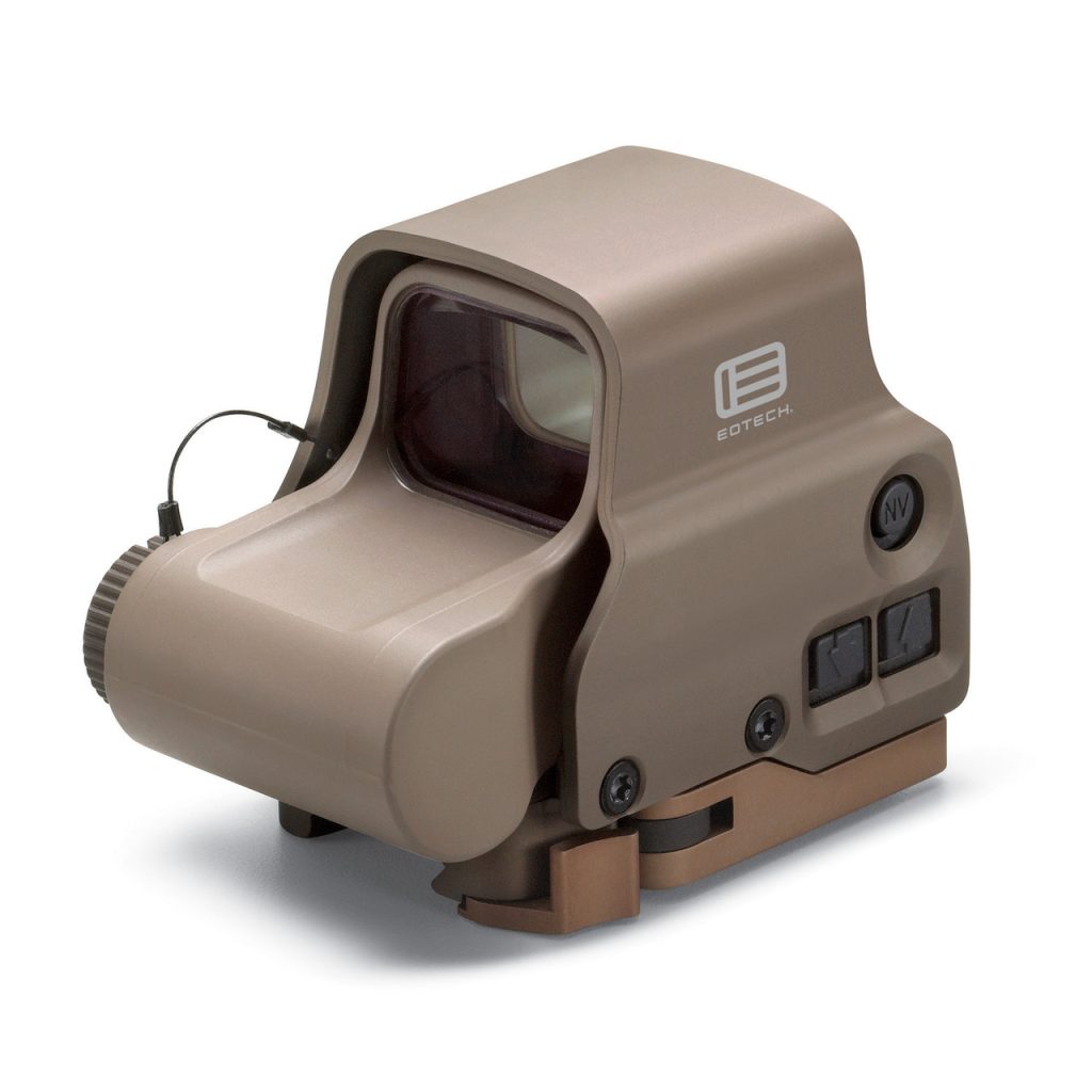 HWS EXPS3 With Night Vision 1x 68 MOA Ring / 2 Red Dots Tan Holographic Sight