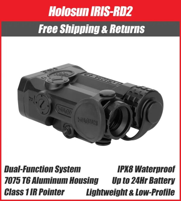 IRISRD2 Black Anodized Red/Infrared Laser - Image 1