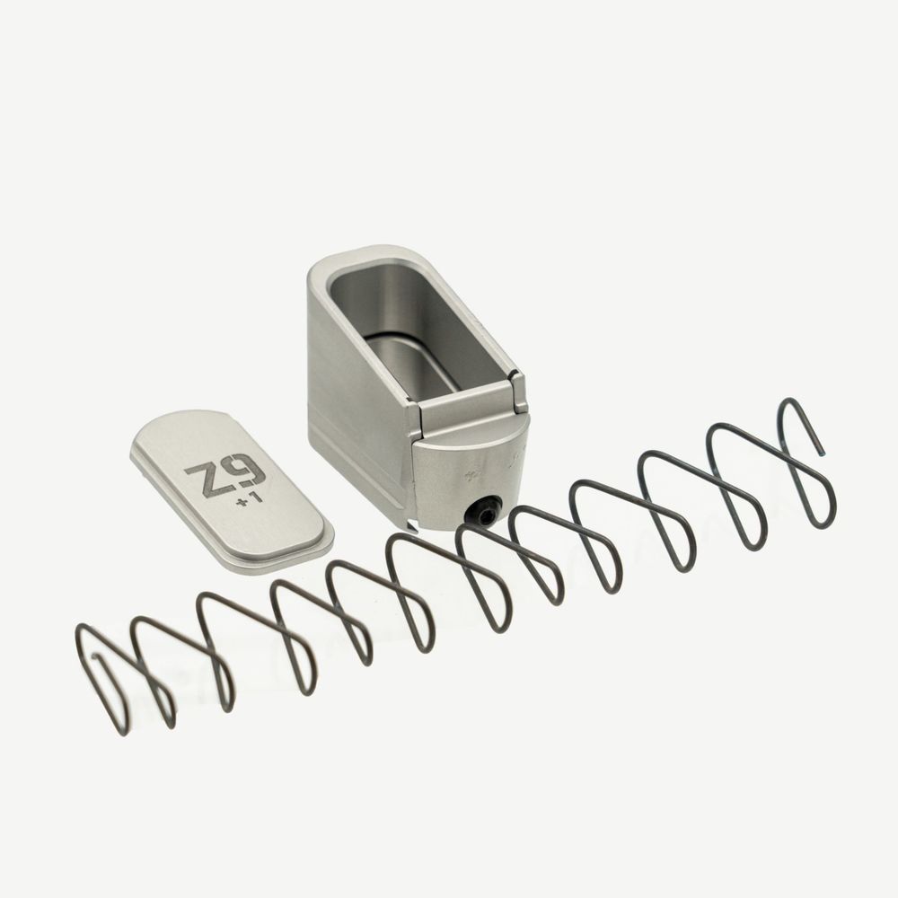 Z9 +1 Mag Extension Glock 43 Grey