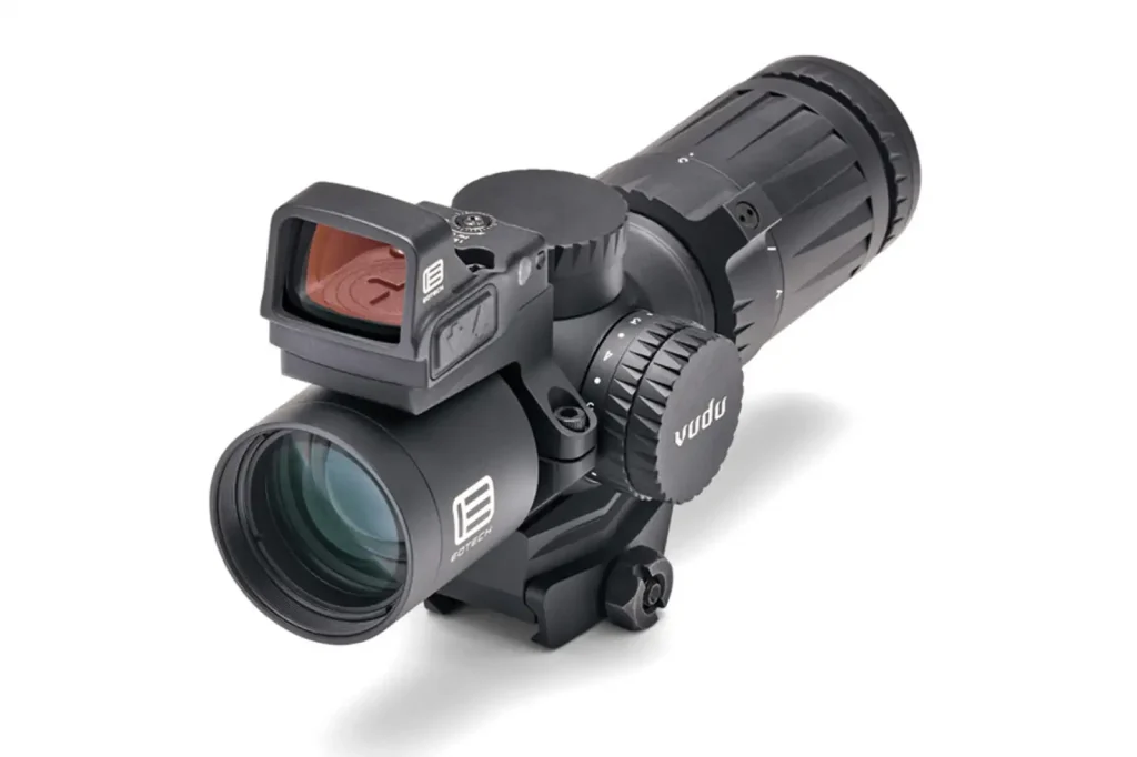 Vudu 3-9 SFP Ultra Short MR5 Reticle (MOA) Integrated Mount W/EFLX Optic