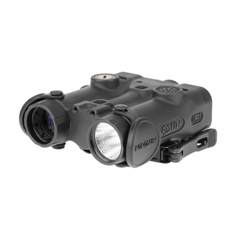 LE420-GR Titanium Co-axial Multi-Laser and Flashlight w/ QD Picatinny Rail Mount
