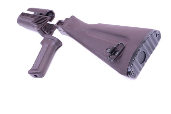 Arsenal 4-Piece Mil-Spec Warsaw Length Plum Polymer Buttstock Set for Stamped Receivers - Image 2