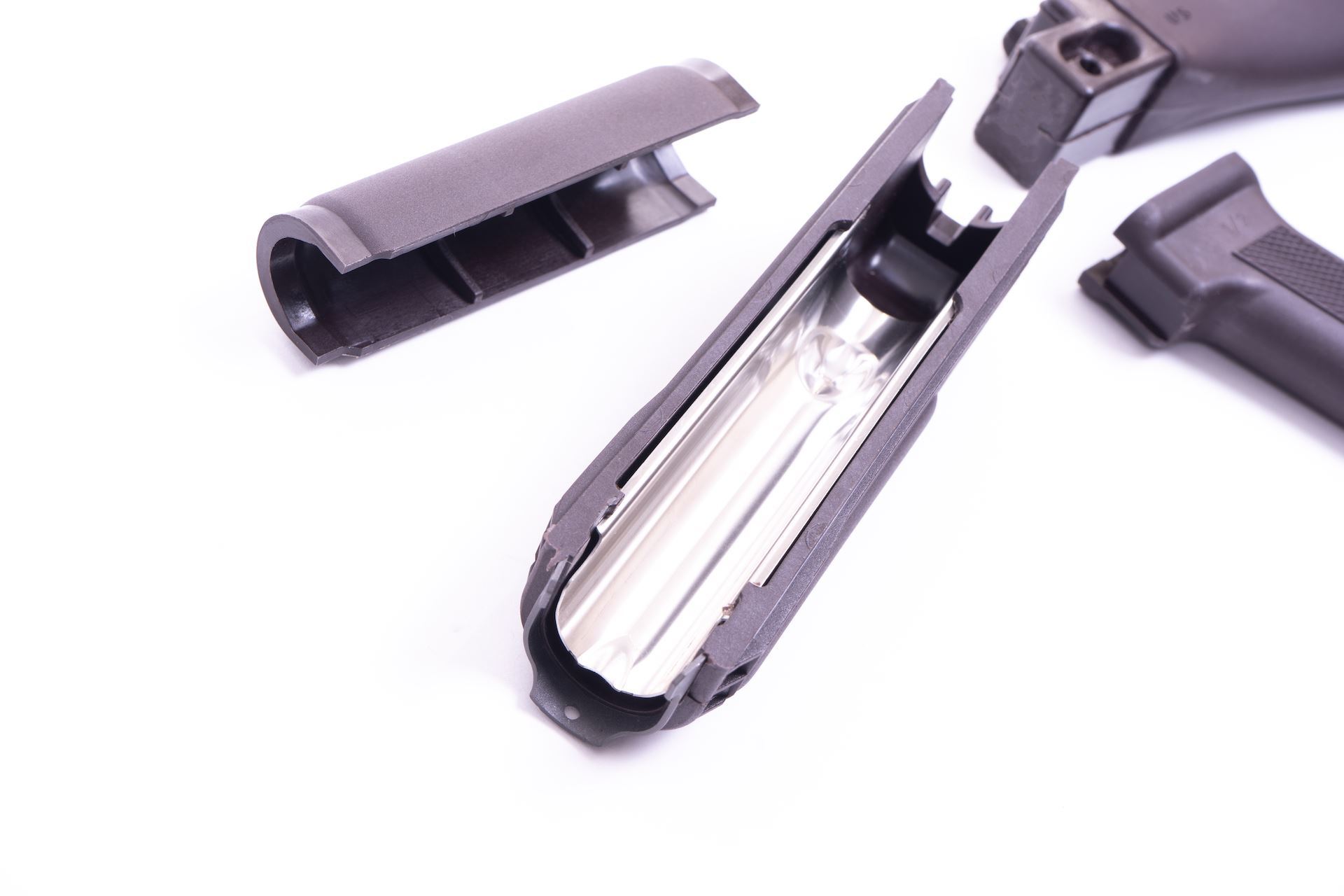 Arsenal 4-Piece Mil-Spec Warsaw Length Plum Polymer Buttstock Set for Stamped Receivers - Image 3