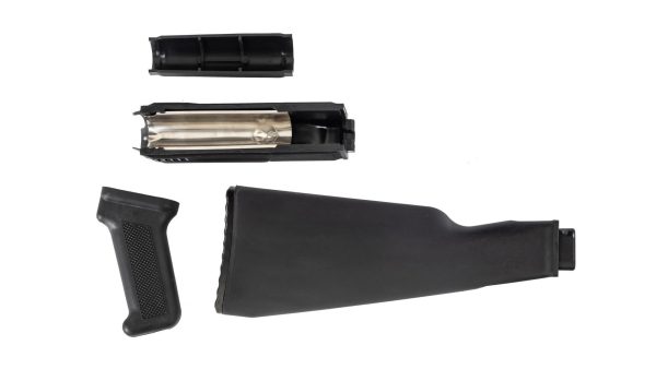 Arsenal Black Polymer Stock Set with Stainless Steel Heat Shield for Milled Receivers - Image 2