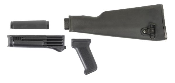 Arsenal Black Polymer Stock Set with Stainless Steel Heat Shield for Milled Receivers - Image 3