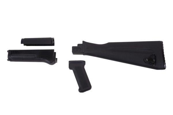 Arsenal 4 Piece NATO Length Black Polymer Stock Set - Image 1