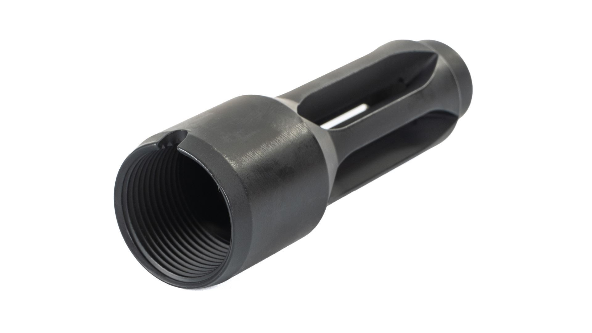 Arsenal  AR-M1 4-port Flash Hider 7.62x39mm 24x1.5mm RH Threads Stainless Steel Cerakote US Made - Image 2