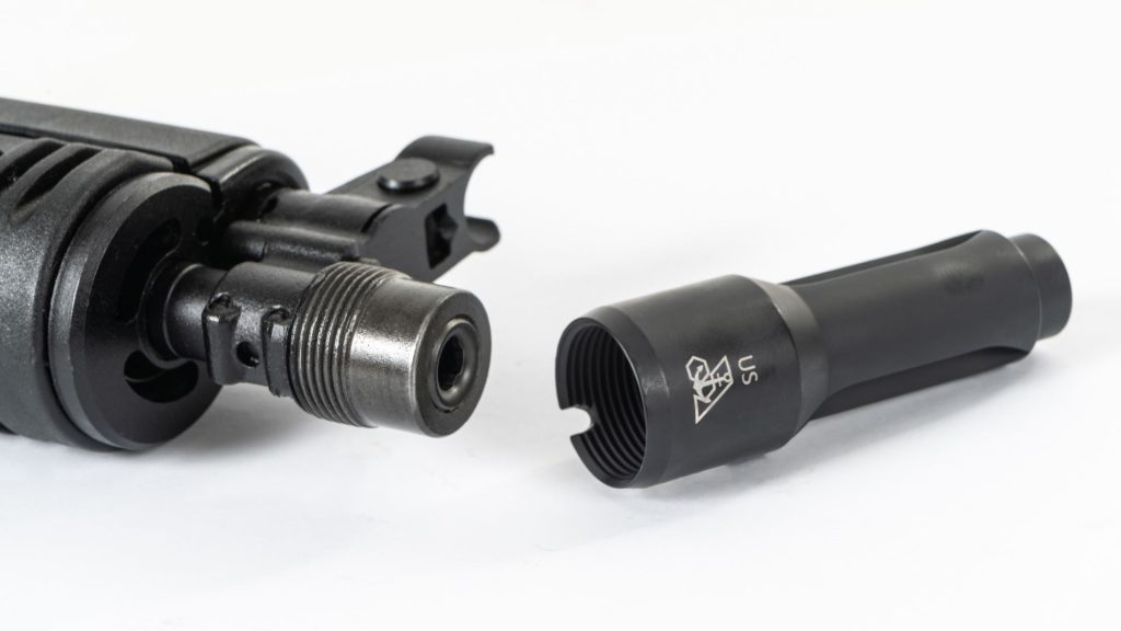 Arsenal  AR-M1 4-port Flash Hider 7.62x39mm 24x1.5mm RH Threads Stainless Steel Cerakote US Made
