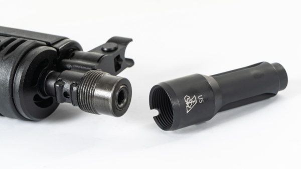 Arsenal  AR-M1 4-port Flash Hider 7.62x39mm 24x1.5mm RH Threads Stainless Steel Cerakote US Made - Image 3